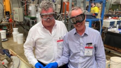 Queensland Pacific Metals (ASX:QPM) - MD, John Downie (left) and CEO, Stephen Grocott